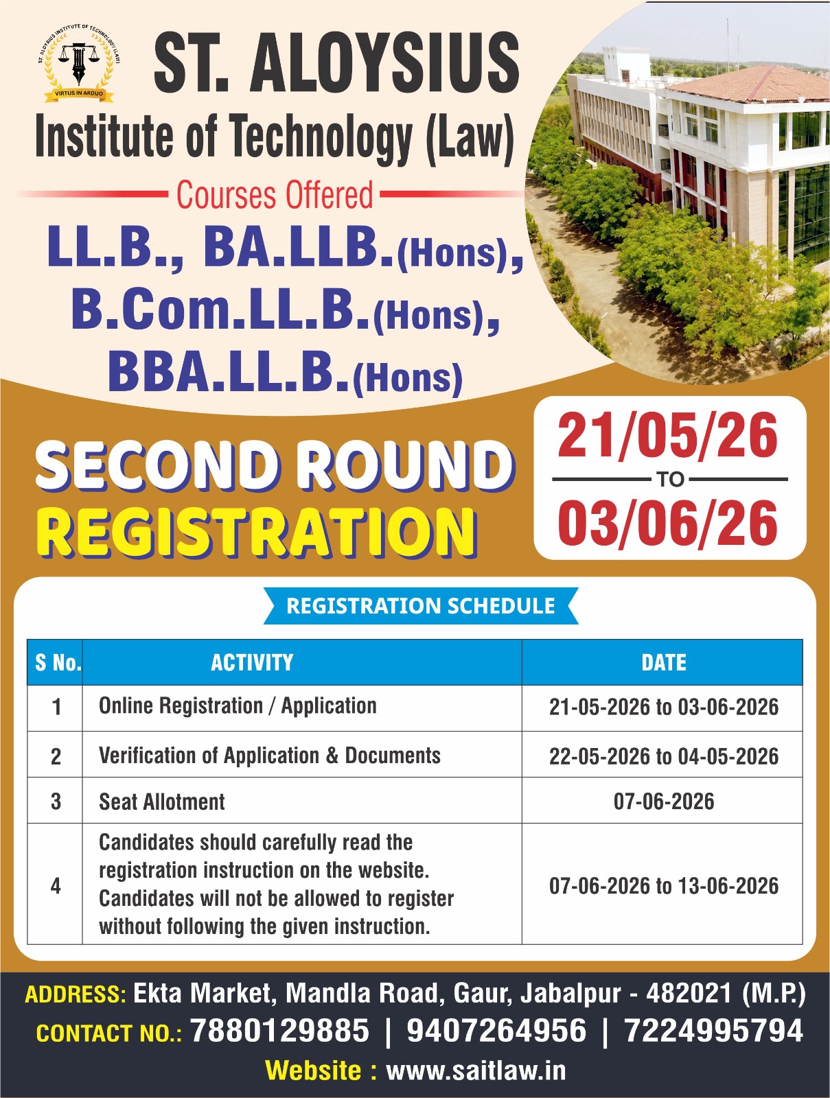 sait law second round